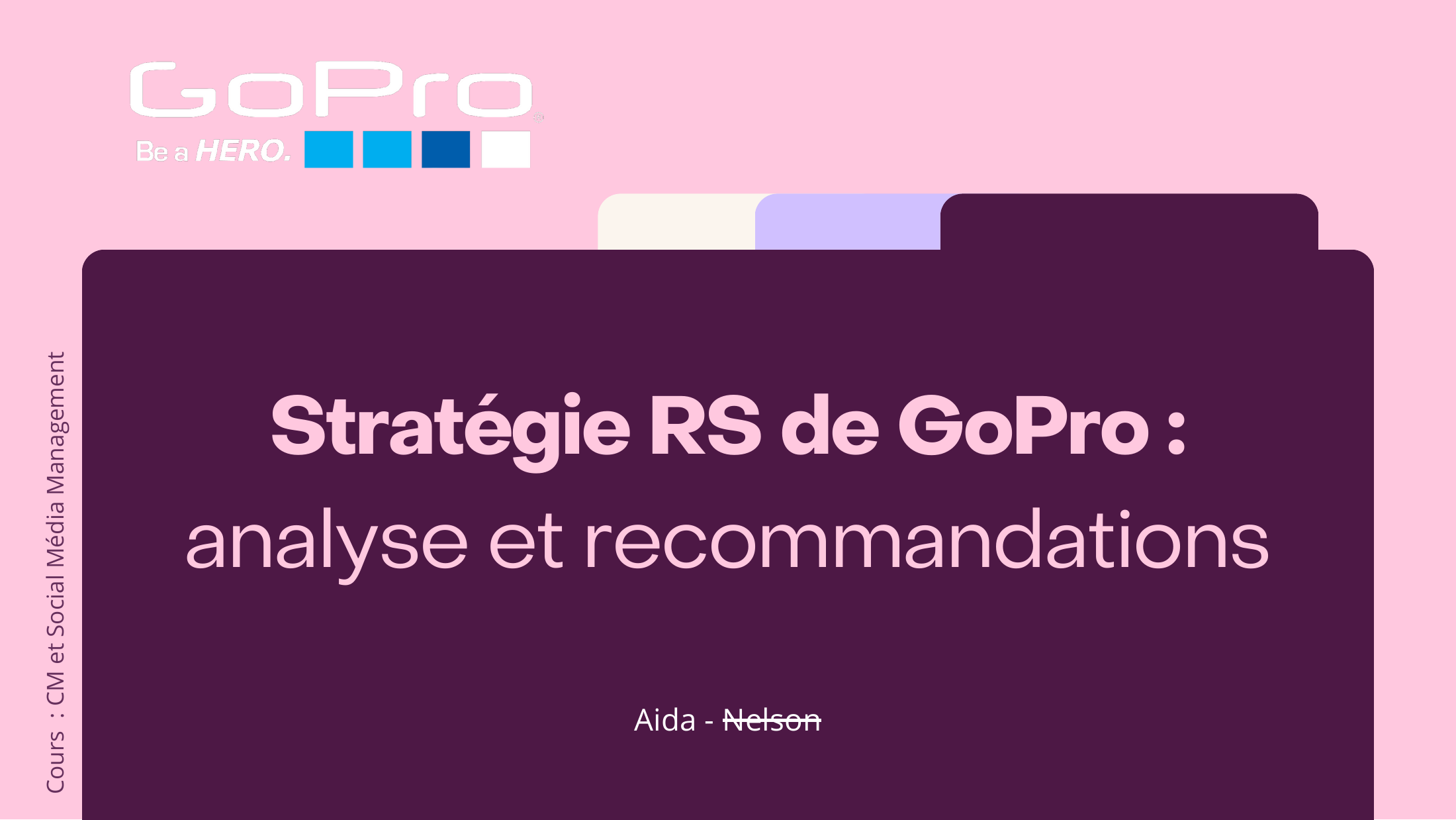 Couverture de l’étude de cas sur la stratégie social media de GoPro